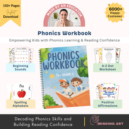 Phonics Workbook for Kids