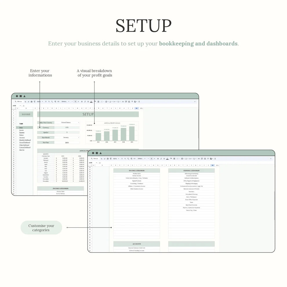 Easy Bookkeeping Planner