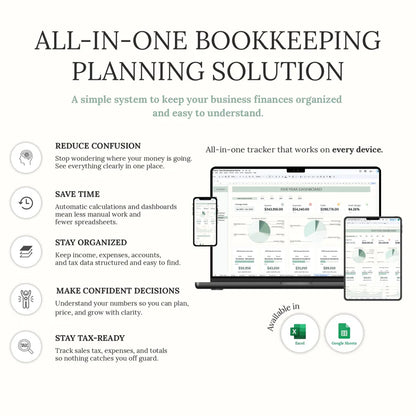 Easy Bookkeeping Planner