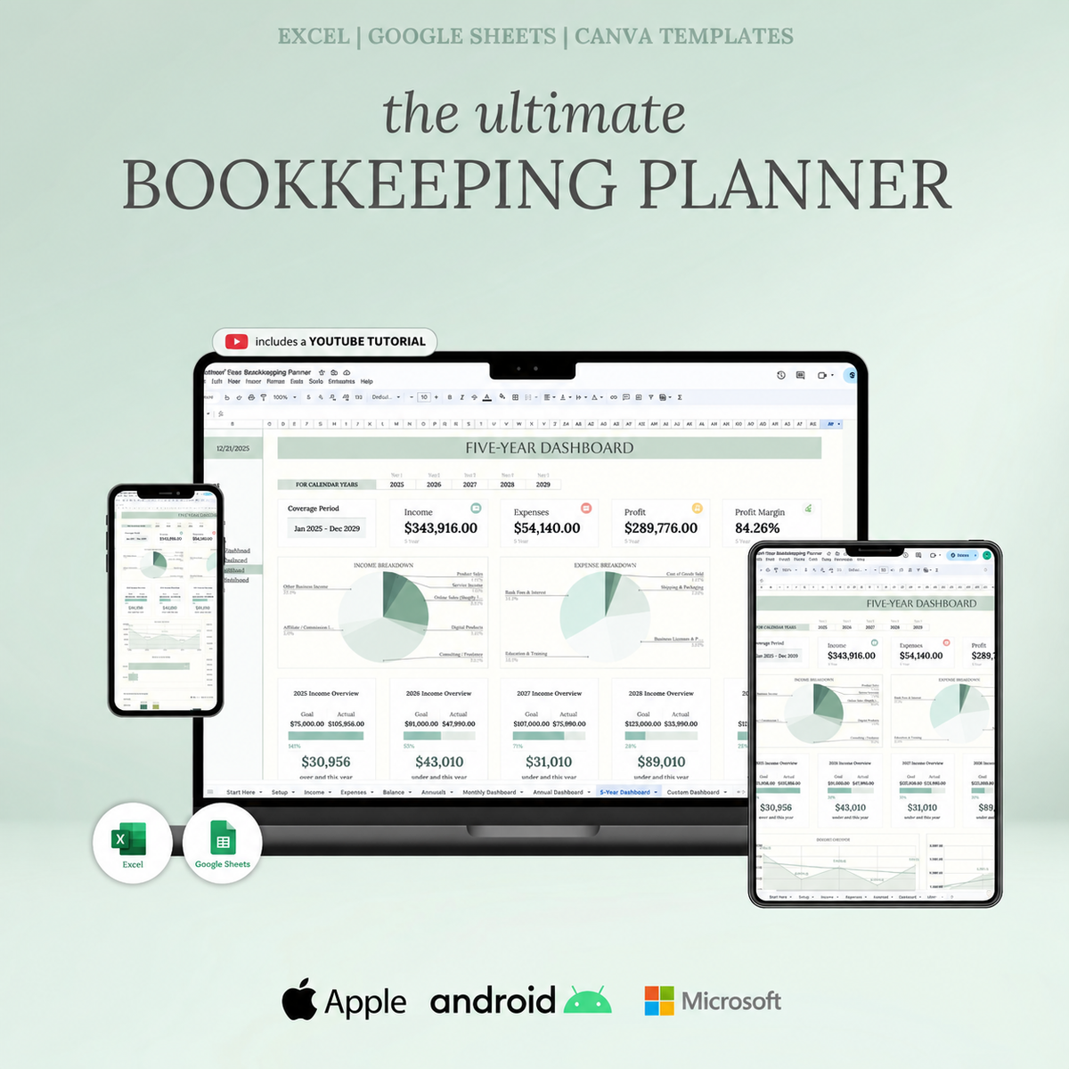 Easy Bookkeeping Planner